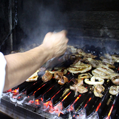 Asado al fuego